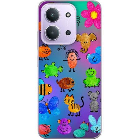 Kompatibel Mobilcover til Xiaomi Redmi 15C Little Scribble Friends