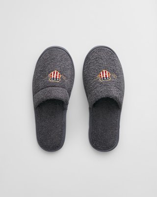 GANT - Archive Shield Frottétøfler anchor grey