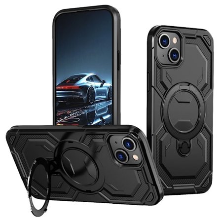 iPhone 15 MagSafe Kickstand Case - Black