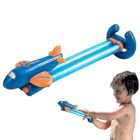 Vandsprøjte Pool Legetøj 13-19 Ft Rækkevidde Strand Vandspil Til Børn Udtrækkeligt Vand Legetøj Med Vandleg Funktioner Sommeraktivitet Himmelblå