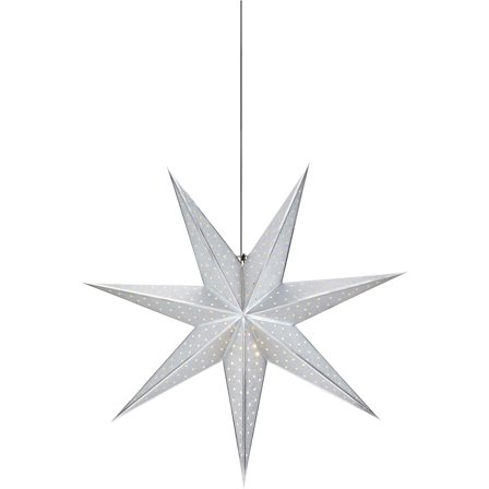 Markslöjd - Julestjerne GLITTER 45 cm silver Sølv