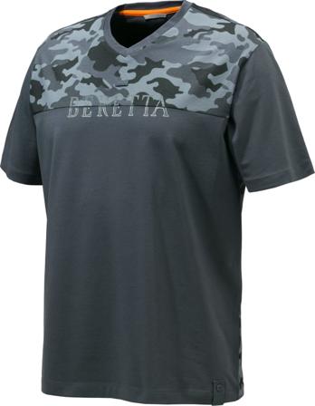 Beretta Men's Camo T-Shirt Men short-sleeved sweaters Blue S
