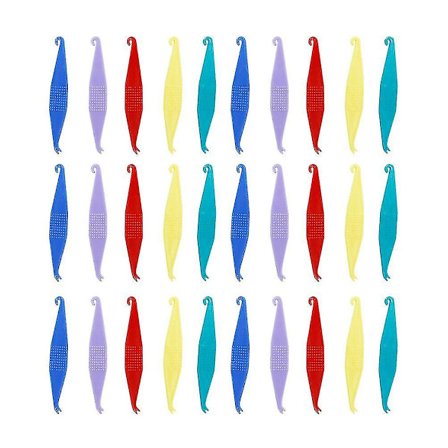 50 st Dental Ortopediska Gummibands Krokar Placerare Plast Ortopedisk Ring Retraktor Ortopediska Elastiska Placerare Tandställning Elastiska Band 