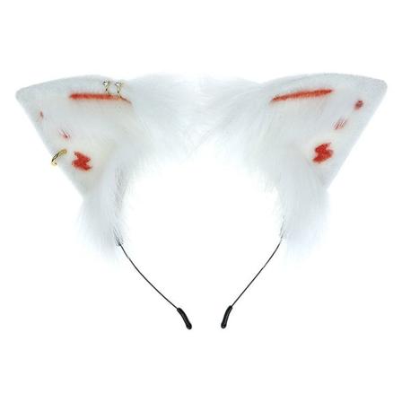Kettu, kissa, pitkä turkki, korvat, hiukset, päähine, susi, eläin, Halloween KLB