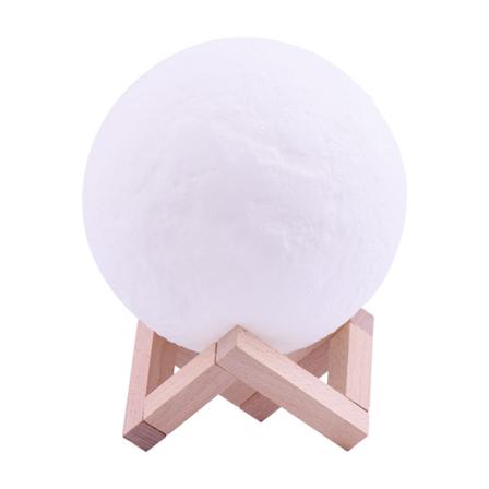 Moon Light 3d Bordslampa Med 2 Färger, Led, 5v