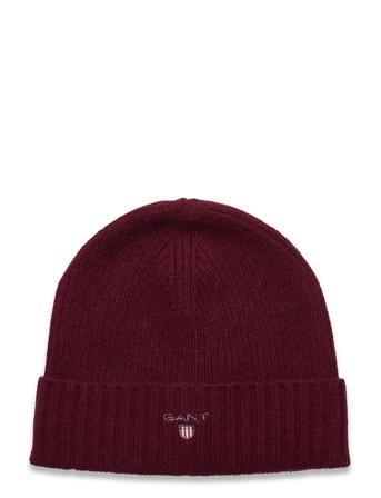 Unisex. Wool Lined Beanie Red GANT