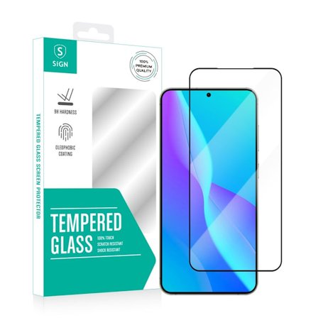 SiGN Samsung Galaxy S25 Screen Protector Tempered Glass Ultrasonic fingerprint unlock