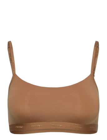 Unlined Bralette Brown Calvin Klein