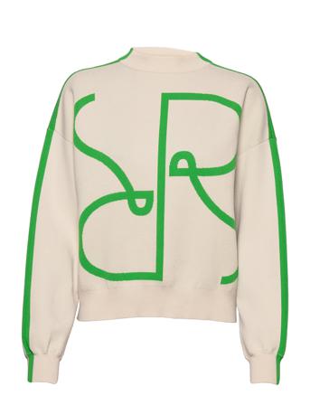 Rodebjer Reilly Pullover Striktrøje Creme RODEBJER