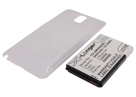 Batteri for SmartPhone, Mobil for Samsung SM-N900, SM-N9005, Galaxy Note 3 og andre.