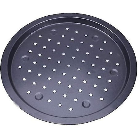 14 tommer Non Stick Pizza Crisper Bakkebagepande Kulstofstål Skål
