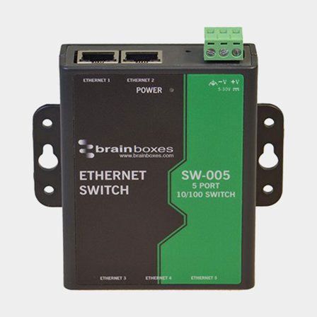 Ethernet switch Fusion, s 5 porty RJ45, vhodný pro systém Apollo od Fusion