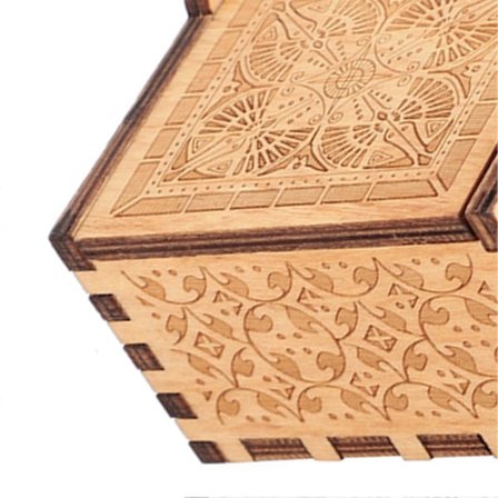 Håndsving Udskåret Krydsfiner Musikboks Træ Graveret Musikalsk Legetøj Håndværk Børnegave Boligindretning (#2)