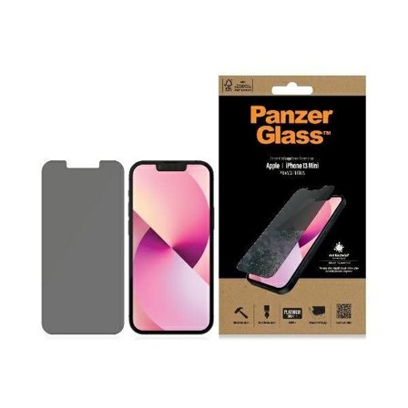 PanzerGlass Standard Super+ antibakterielt privatiserende hærdet glas til iPhone 13 mini