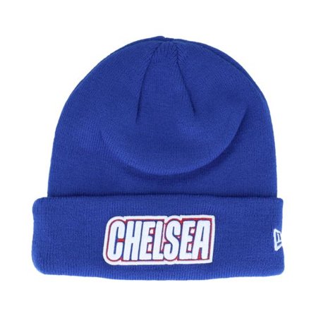 New Era - Football Blå cuff Beanie - Chelsea Keyline Blue Cuff @ Hatstore