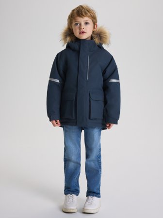 Polarn O. Pyret - Waterproof padded jacket ARCTIC - 134 - Childrenswear - blue