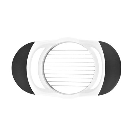 Good Grips -Kovaksi keitettyjen munien leikkuri -Terävä ruostumattomasta teräksestä valmistettu munaleikkuri, joka sopii salaatteihin ja voileipiin -