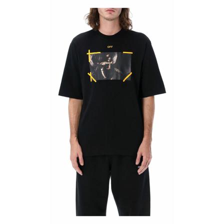 Off White T-Shirts , Zwart , Heren , Maat: M