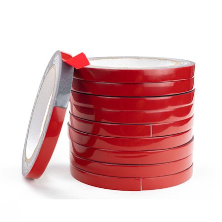 Dobbeltklæbende skumtape 15 mm x 3 m, stærk klæbeevne, 5 ruller