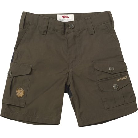 Fjällräven Kids Vidda Shorts in Dark Olive | Size: 152, G-1000