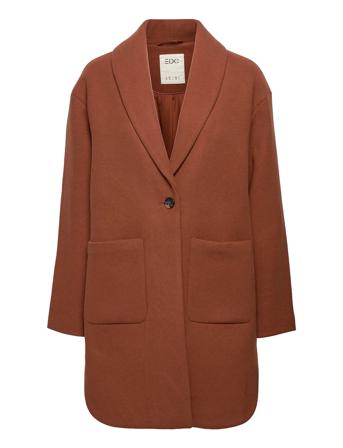 Coats Woven Brown EDC By Esprit