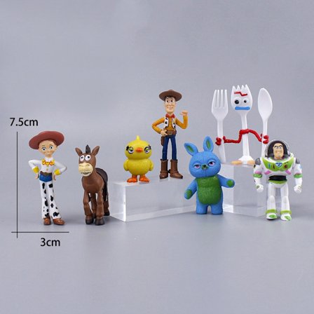 10 st Toy Story Actionfigurer - Buzz Lightyear, Woody, Jessie, Alien PVC-dockor för barn present