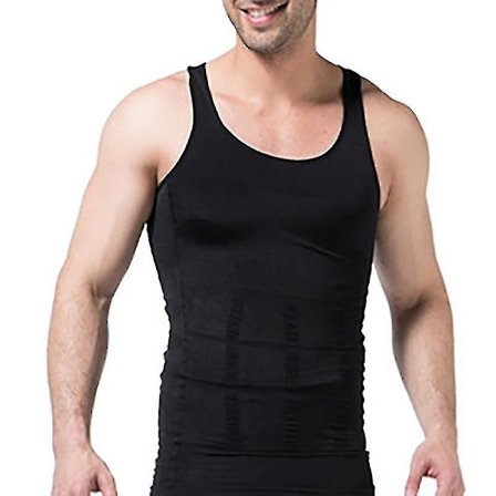 Män Korsett, Kroppsslimande Tummy Shaper- Midjeskjortor