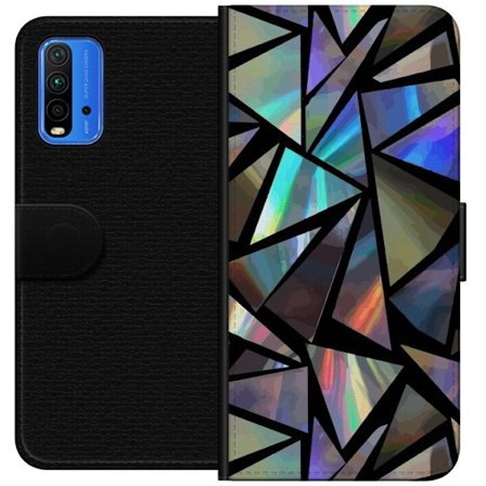 Kompatibelt Plånboksfodral till Xiaomi Xiaomi Redmi Note 9 4G 3D Reflektion