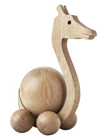 Spinning Giraffe - Small Home Decoration Decorative Accessories-details Wooden Figures Brown ChiCura