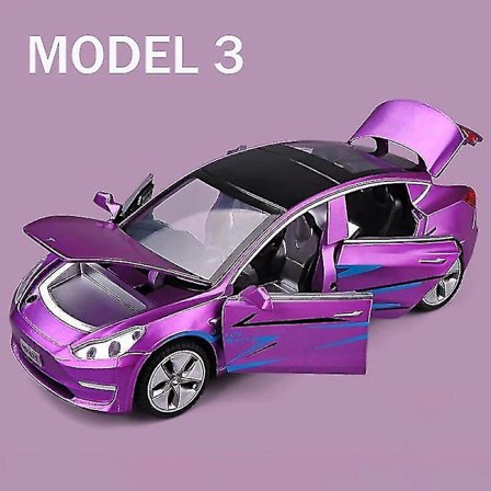 1:32 Tesla Model X Model 3 Model S Model Y Legering Bilmodell Diecasts Leksaksbil Ljud Og Lys Barnleksaker For Barn Gaver Gutteleketøy