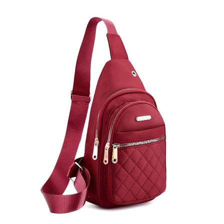 [Lett Brystveske] Lett Eonom Brystveske for Kvinner | Justerbar Stropp, Glidelås