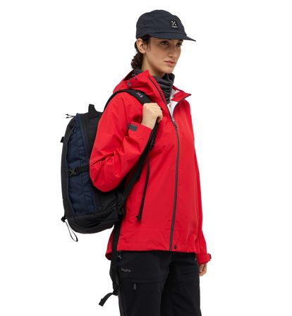 Haglöfs Rosson Proof Jacket Women Bright Red - Dame - L