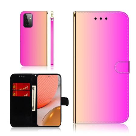 Mirror Samsung Galaxy A72 5G Flip etui - Rose Pink