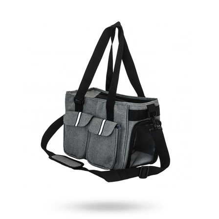Dogman Bärväska Ludde upp till 4.5kg - Grå - Resa med djur