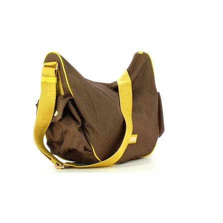 Borbonese Shoulder Tass , Bruin , Dames , Maat: ONE Size Schoudertassen