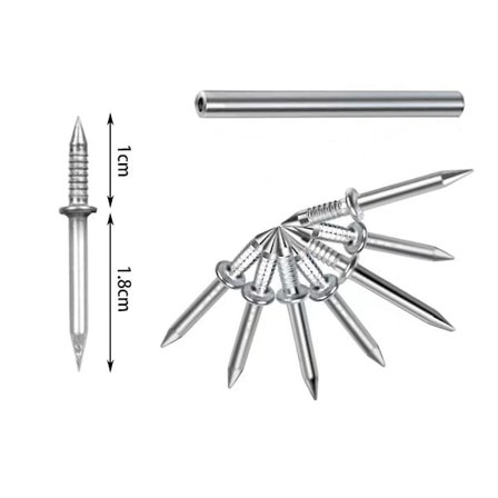 300 stk. Dobbelthovede Fodliste Tråd Sømløs Søm, Ingen Spor Søm Fårehorn Søm Enkelt Vinkel Søm