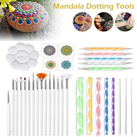 33kpl / set Mandala Dotting Tool Painting Brush Art Pen