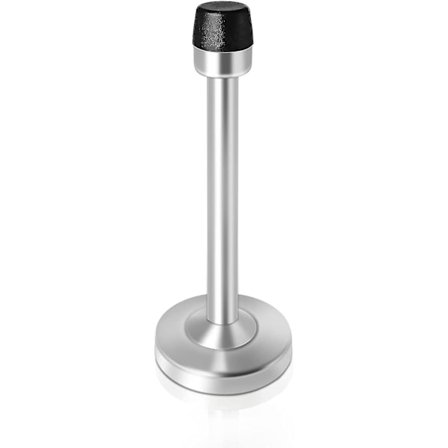 Dørstopp, 6 tommer ekstra lang veggmontert dørstopp støtfanger med lydløs gave