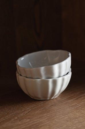 Jotex - Skål 2-pakke ø 13 Cm Hvit - BONNIE - Kjøp Skåler hos Jotex