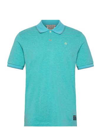 Melange Regular Fit Polo Green Scotch & Soda