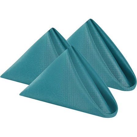 Stoffservietter 15,7*15,7 tommer Vaskbar Polyester Middagsservietter