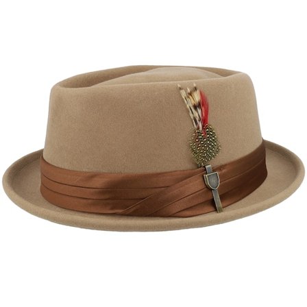 Brixton - Beige porkpie Hut - Stout Pork Pie Tan Pork Pie @ Hatstore