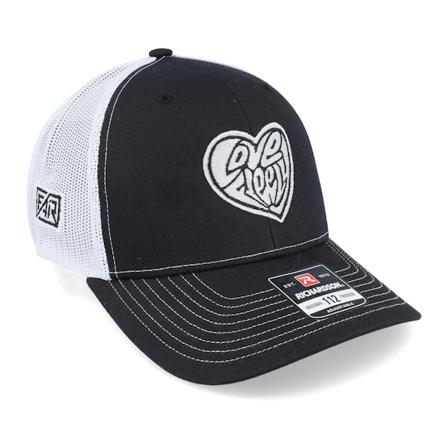Fair - Preto trucker Boné - Love Freely Logo 112 Split Black/White Trucker @ Hatstore