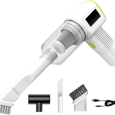 Sladdlös handhållen dammsugare - Bärbar dammsugare 9000Pa, sladdlös minidammsugare