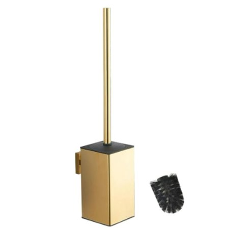 (kulta) Kulta 304 Ruostumaton teräs Seinään kiinnitettävä WC-harjan pidike