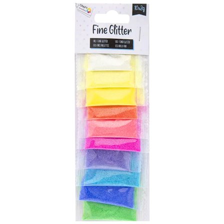 Glitzer 10 farben x 2 g