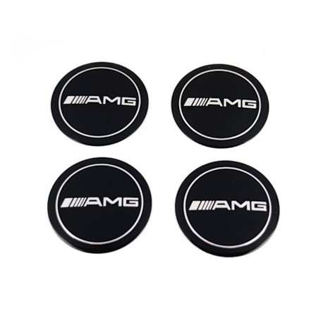 Mercedes AMG 56,5mm hjulnav emblem till fälgar och centrumkåpor 4-pack