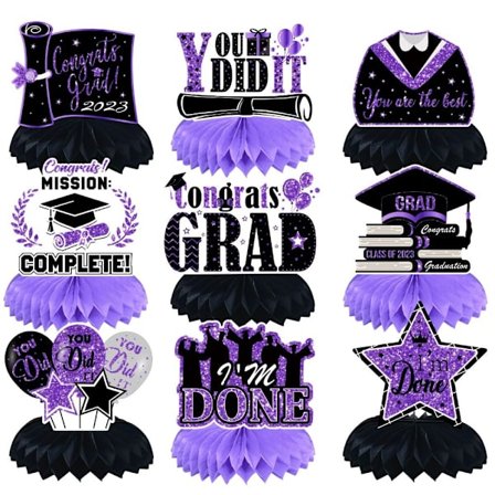 Festdekorationer Bord Mittpunkt LILA