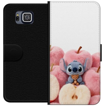 Kompatibel Tegnebogsetui til Samsung Samsung Galaxy Alpha Farverig collage med futuristiske pigegruppe karakterer, hjerter og glitter i moderne pop og