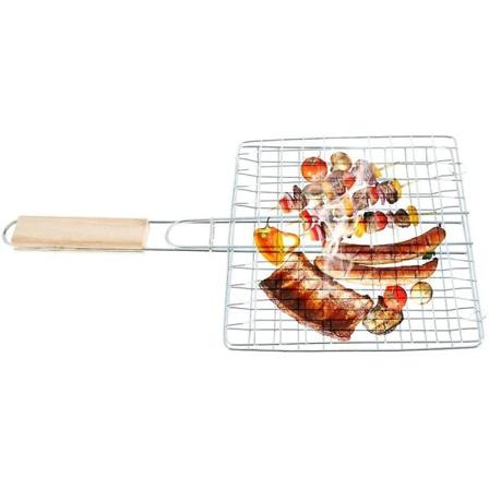 Grillkurv i rustfritt stål, grillkurv for grillfisk